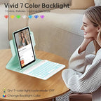 BLUTLOTUS Keyboard Case for 9th Generation for iPad 10.2'' 360° Rotatable - Image 4