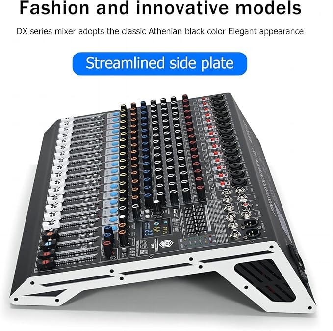 W IN-MIX DX16 Professional DJ Audio Mixer 16 Channel - Image 3