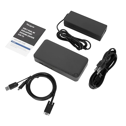Targus Dual Monitor Universal USB-C DV4K DP Docking Station - Image 4