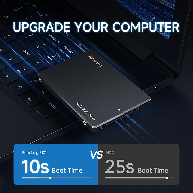 S101 512GB SSD SATA III 6Gb/s 2.5" Internal Solid State Drive, Read Speed up to - Image 3