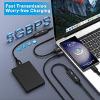 USB Extension Cable 6FT, 2 Pack USB Extender High Speed USB3.0 Extension Cord - Image 2
