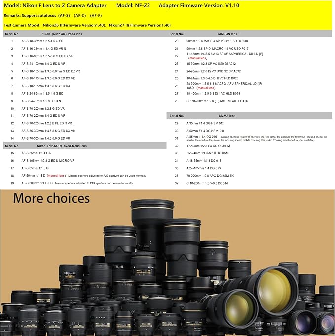 VILTROX NF-Z Lens Mount Adapter FTZ Auto Focus Lens Mount Converter Ring Adapter - Image 5