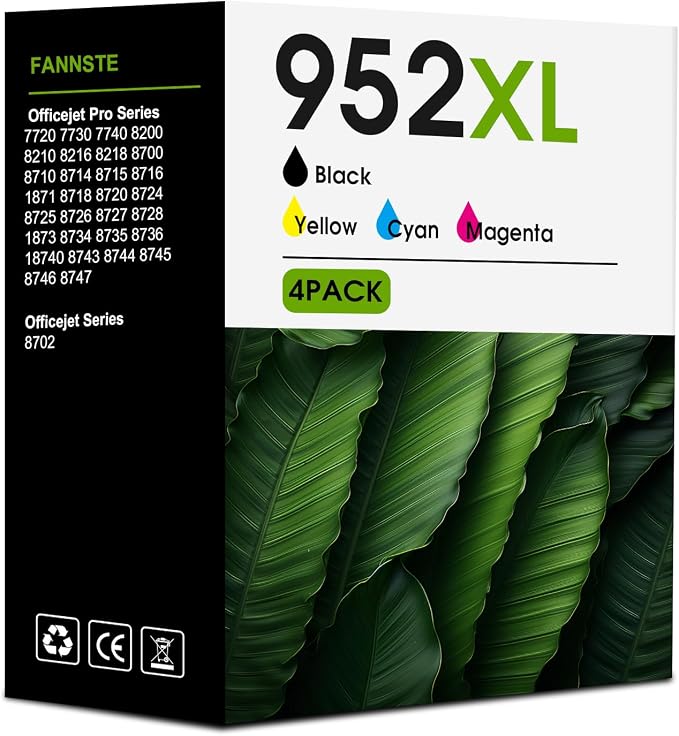 952XL 952 XL Ink Cartridges Combo Pack by Fannster