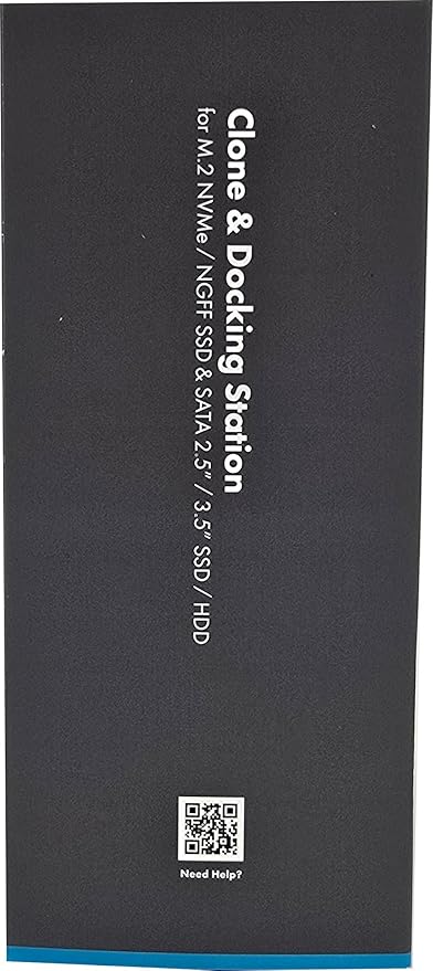 GRAUGEAR SATA SSD/HDD to M.2 NVMe Docking Station, USB-C 10Gbps Clone Station - Image 12