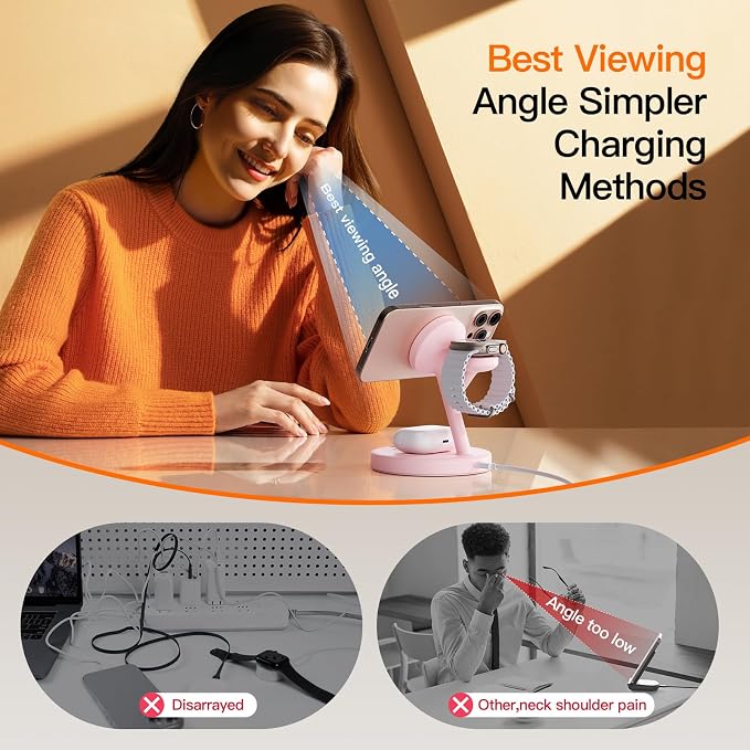 2025 3 in 1 Charging Station for Apple iPhone AirPods Watch - Image 4