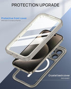 Lanhiem Magnetic for iPhone 15 Pro Case, IP68 Waterproof Dustproof Case - Image 6