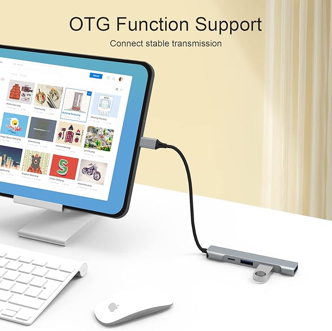 Lightning to USB Hub 4-in-1 USB OTG Hub - Image 7