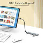 Lightning to USB Hub 4-in-1 USB OTG Hub - Image 7