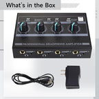 Headphone Amplifier, 4 Channel Home Headphone Amplifier - Image 4