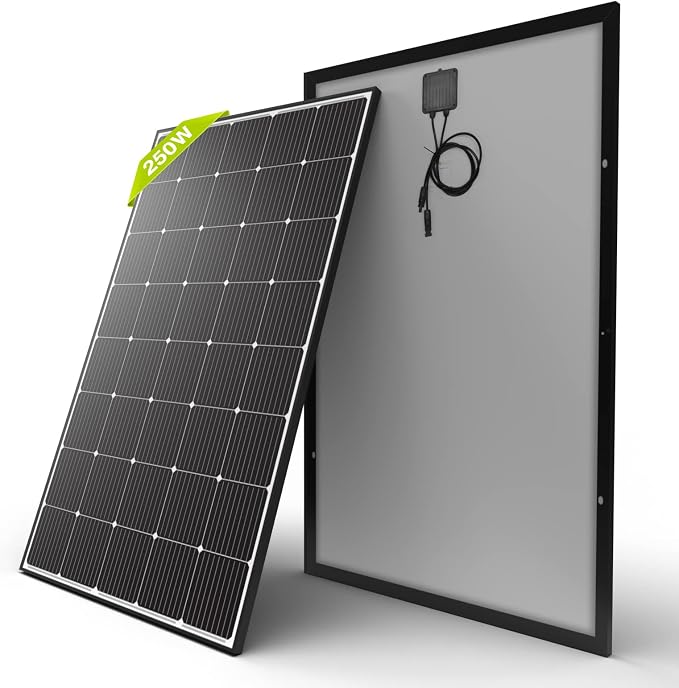 Newpowa 250W Solar Panel Monocrystalline by Newpowa-BeWiseGoSolar