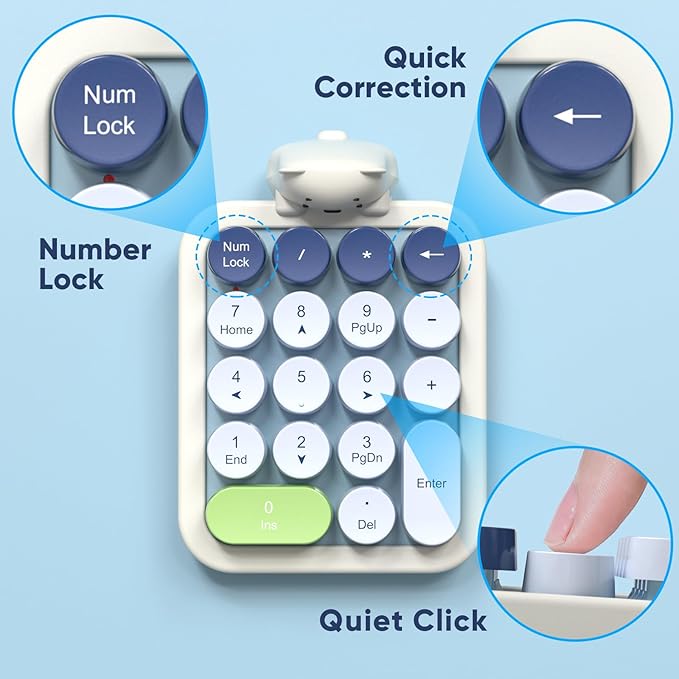 MOFII Wireless Number Pad with Bear - Image 6