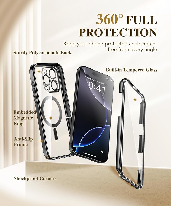BERFY Magnetic for iPhone 16 Pro Case, Compatible - Image 3