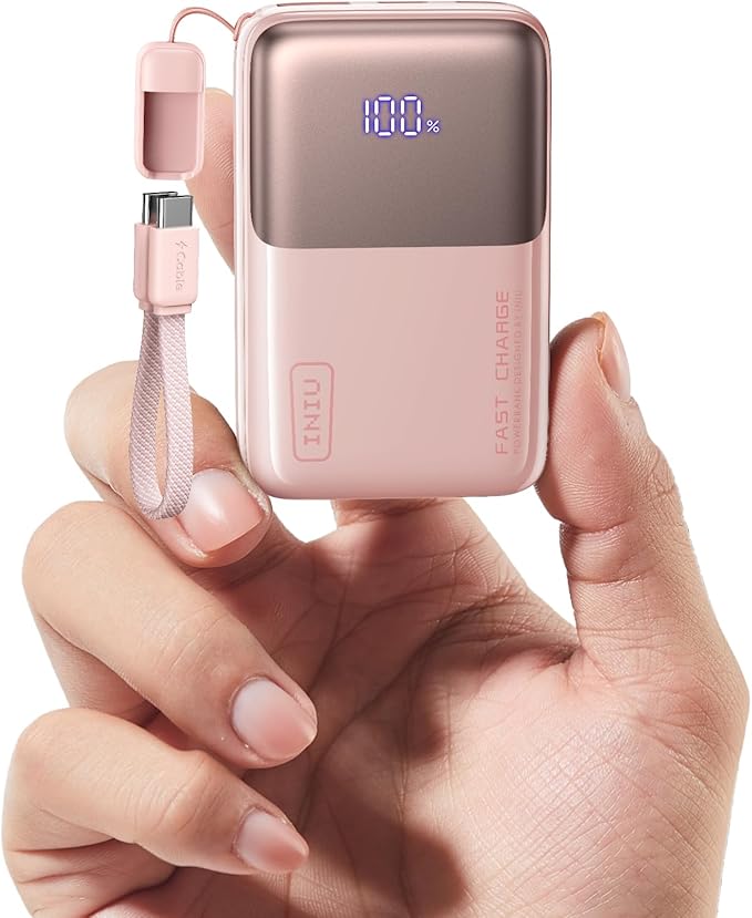 INIU Portable Charger, Ultra Mini 10000mAh 45W Fast Charging Power Bank by INIU