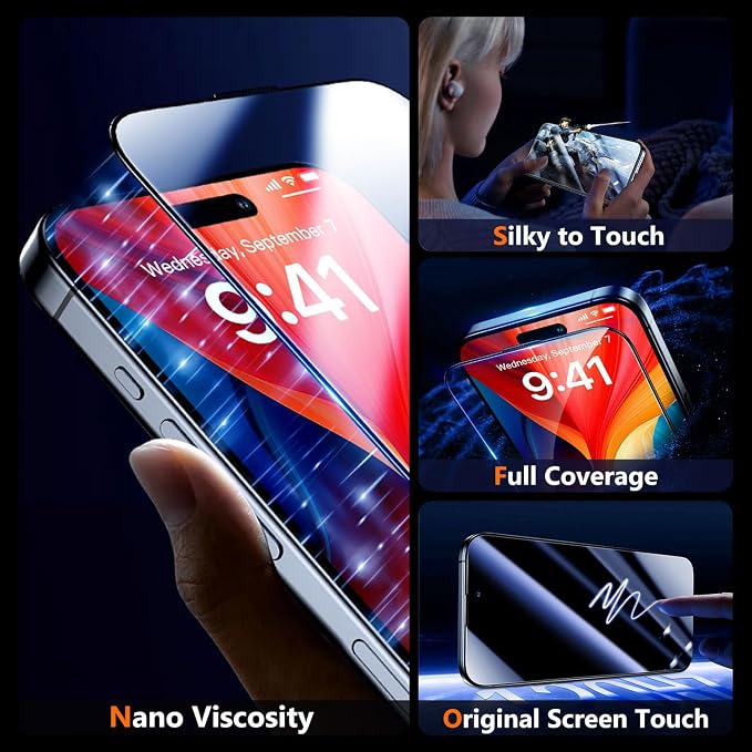UniqueMe for iPhone 15 Plus Screen Protector - Image 8