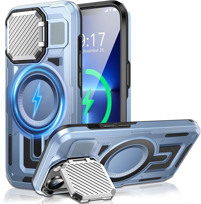 Camera Stand Case for iPhone 13 Pro Max, 2024 Version Military Grade Protective by Unknown