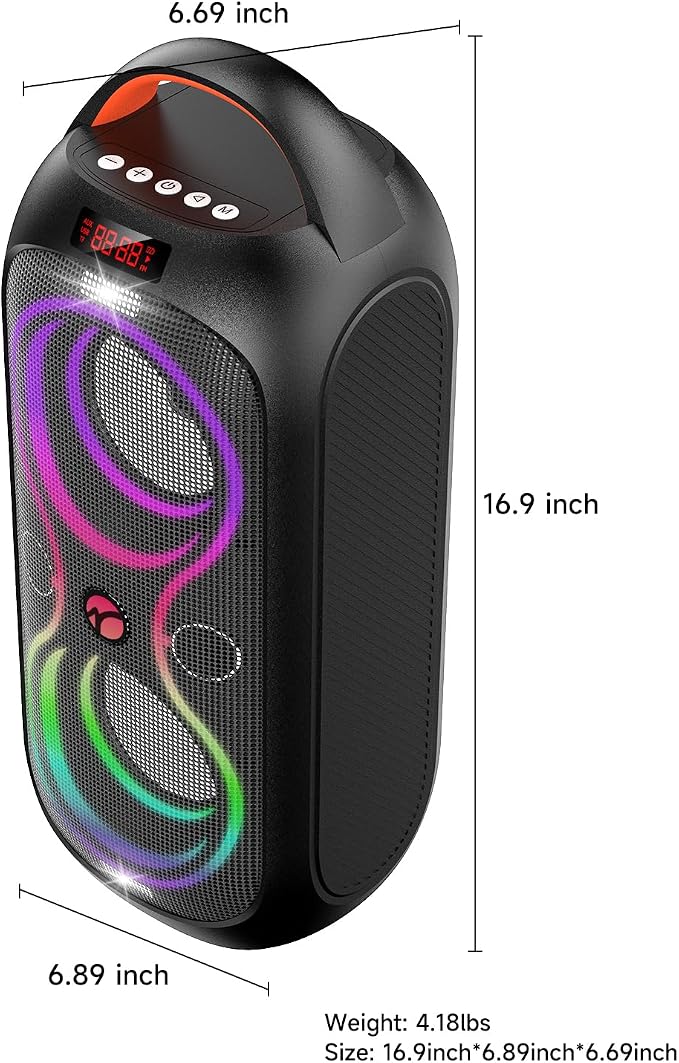 Portable Bluetooth Speaker 120dB Loud - Image 9