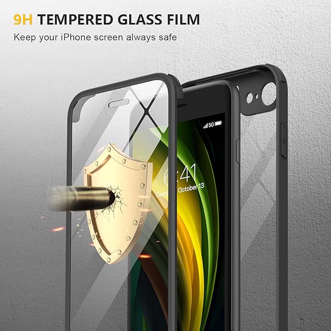 Miracase for iPhone SE Phone Case 3rd/2nd Generation 2022 2020 Full-Body - Image 3