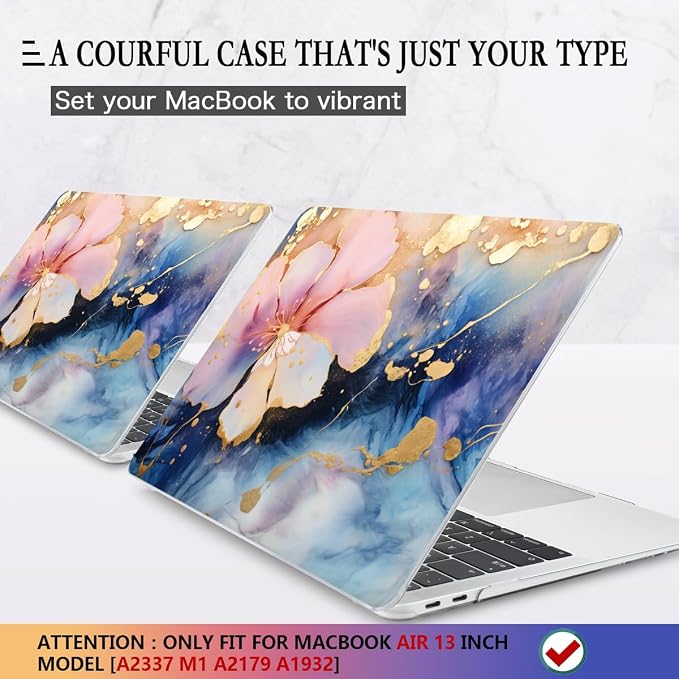CISSOOK Compatible with MacBook Air 13 inch Case M1 A2337 A2179 A1932 2021 - Image 3