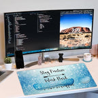 4-in-1 Large Gaming Mouse Pad, Keyboard Wrist Rest Pad & Wrist Support Mousepad - Image 7