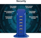 USB Charging Station Upoy, 6 Ports Charging Blocks, USB Power Hub - Image 5