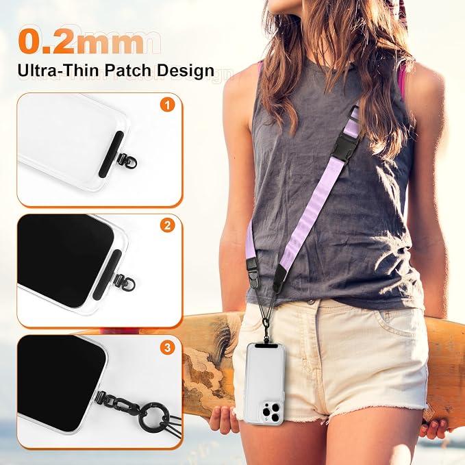 Adjustable Crossbody Phone Lanyard, Universal Phone Wrist Strap and Phone Neck - Image 5