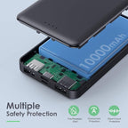 Portable Charger Power Bank 10000mAh, Ultra Slim Portable Phone Charger - Image 3