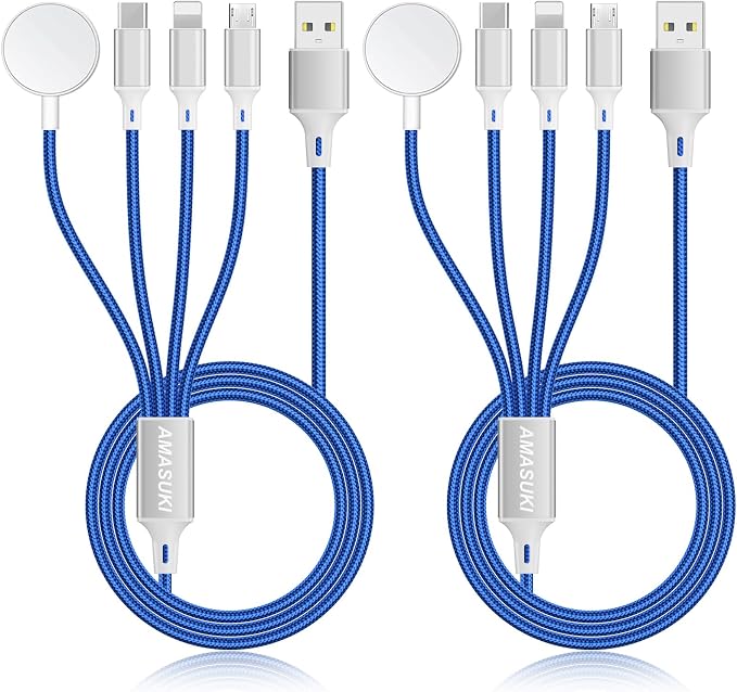 2Pack Travel Essentials Multi Charging Cable by ChargeBeyondPowerWithin