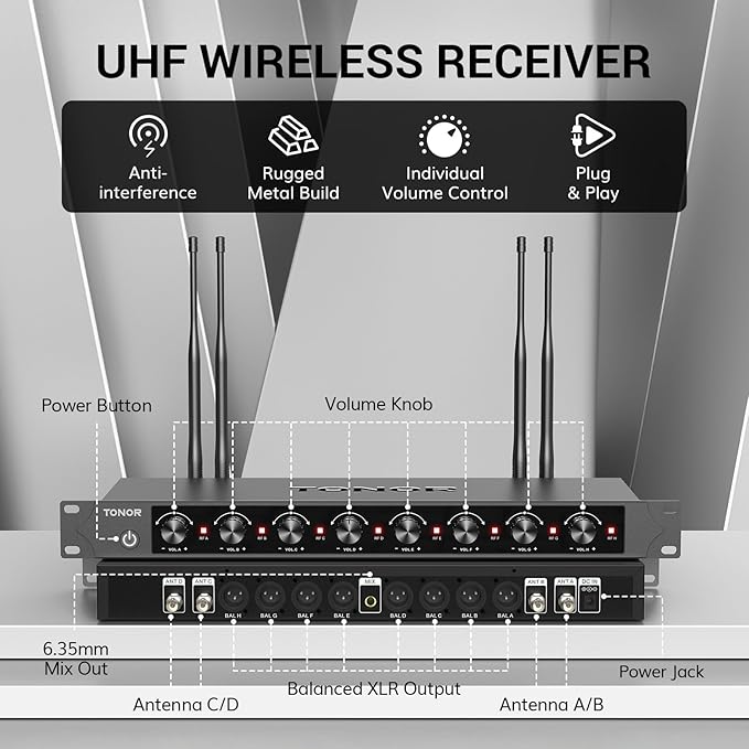TONOR Wireless Microphones System - Image 5