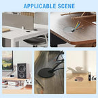 Desk Grommet 1-3/8", Desk Cord Hole Cover, Cable Grommet Metal Zinc Alloy - Image 5
