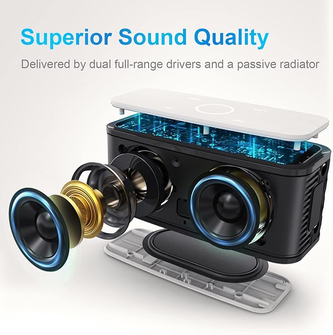 DOSS SoundBox Touch Wireless Bluetooth Speaker - Image 2