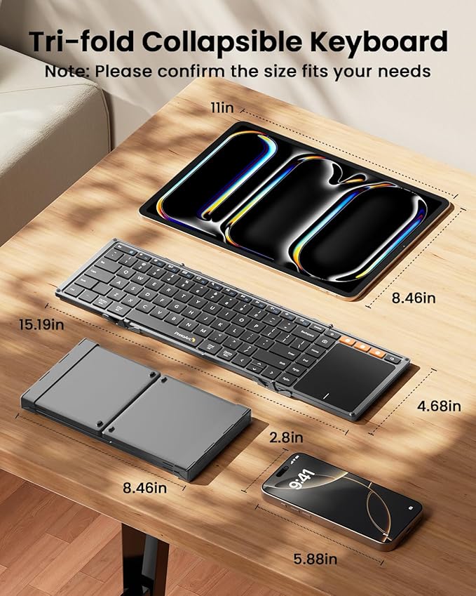 ProtoArc Foldable Keyboard - Image 3