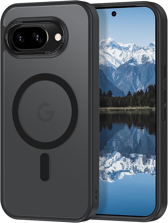 Magnetic for Google Pixel 9a Case, Shockproof Slim Translucent Matte Anti-Slip by Casehas