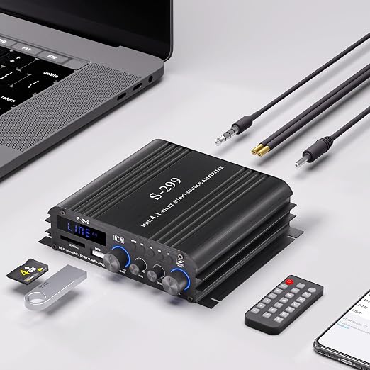 Facmogu S-299 4.1CH Bluetooth Power Amplifier - Image 6