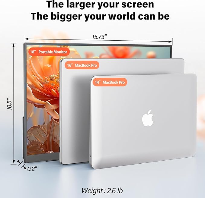 InnoView 2K 180HZ Portable Monitor - Image 4