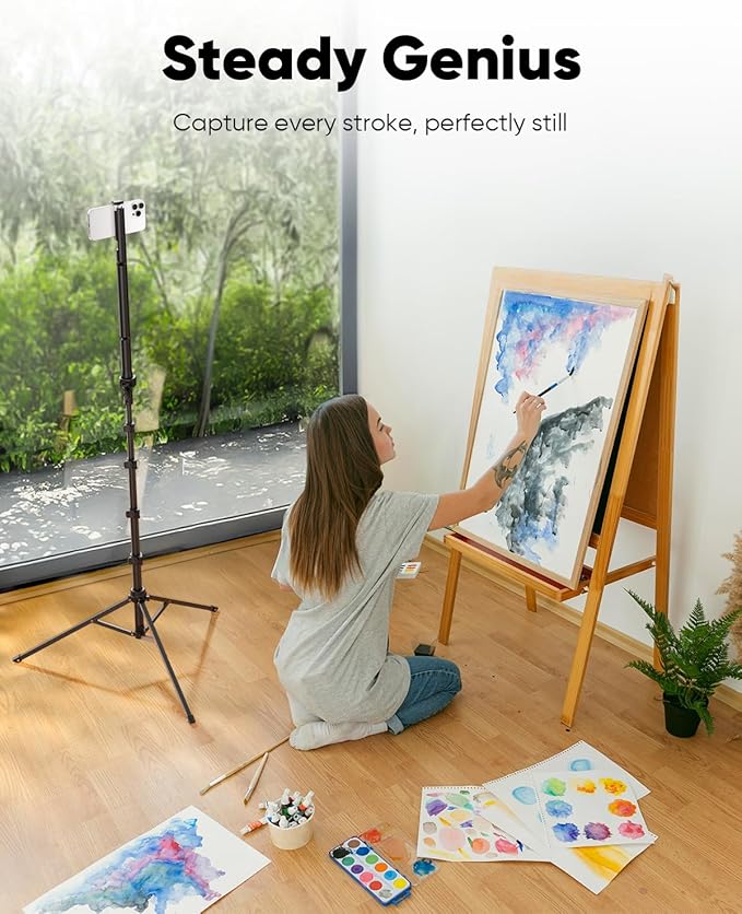 TODI 86" Tripod for iPhone, Phone Tripod Stand - Image 2