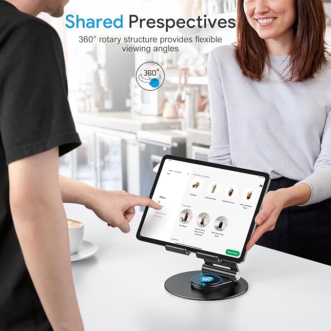 OMOTON Swivel Tablet Stand for iPad - Image 2