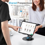 OMOTON Swivel Tablet Stand for iPad - Image 2