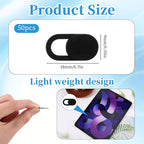 50 Pcs Webcam Cover Slide, 0.023 Inch Ultra-Thin Universal Laptop Camera Cover - Image 2