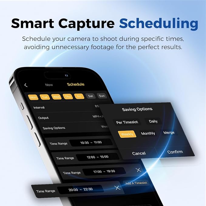 ATLI X10 4K Time Lapse Camera 30 FPS Video Wi-Fi App Control Ultra-Low Power - Image 2