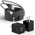 2 Pack iPhone Charger, iPhone 14 Wall Charger Cube Dual Port USB-A Adapter Block by Unknown