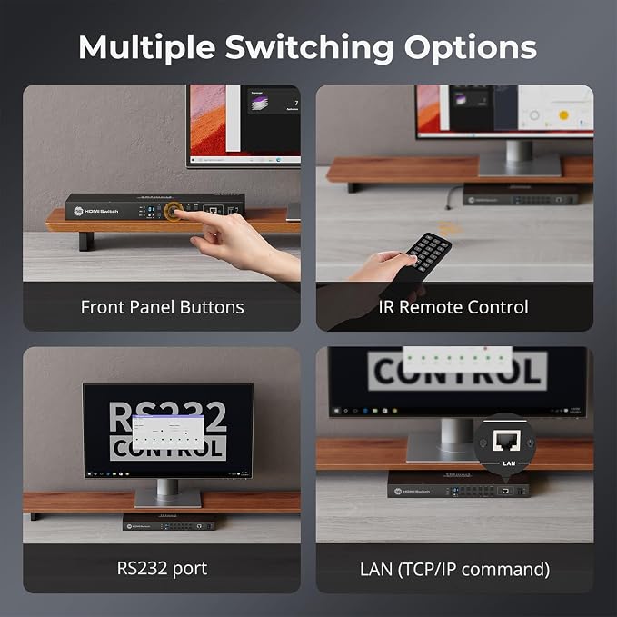 TESmart 16×1 HDMI Switch 16 in 1 Out 4K HDMI Switcher - Image 5