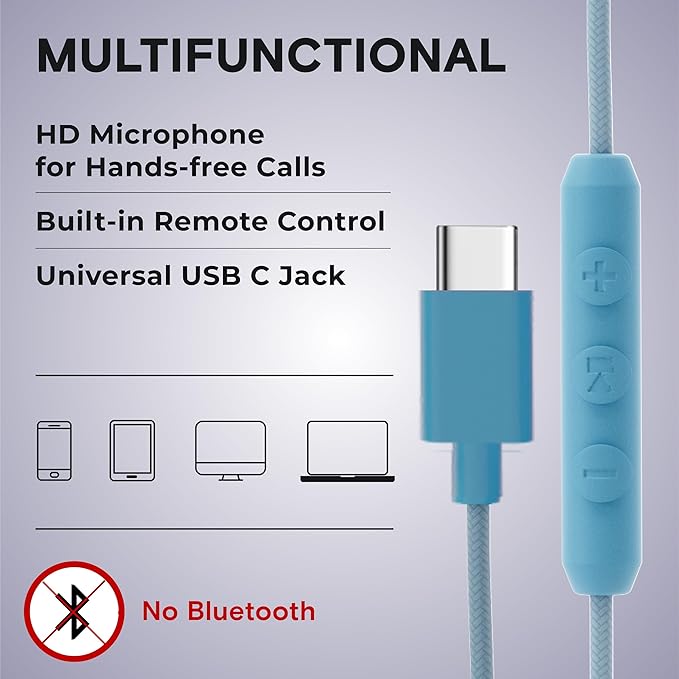 ARTIX CL750 USB C Wired Headphones - Image 5
