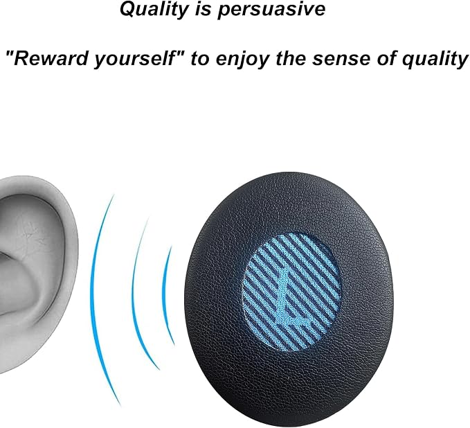 Replacement Ear Pads for Bose Ear 2/ SoundTrue On-Ear, Headphones Ear Cushions - Image 6