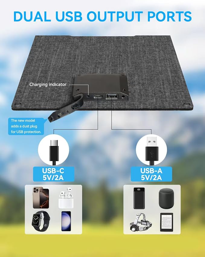 Ecosonique 15W Small Solar Charger Panels - Image 2