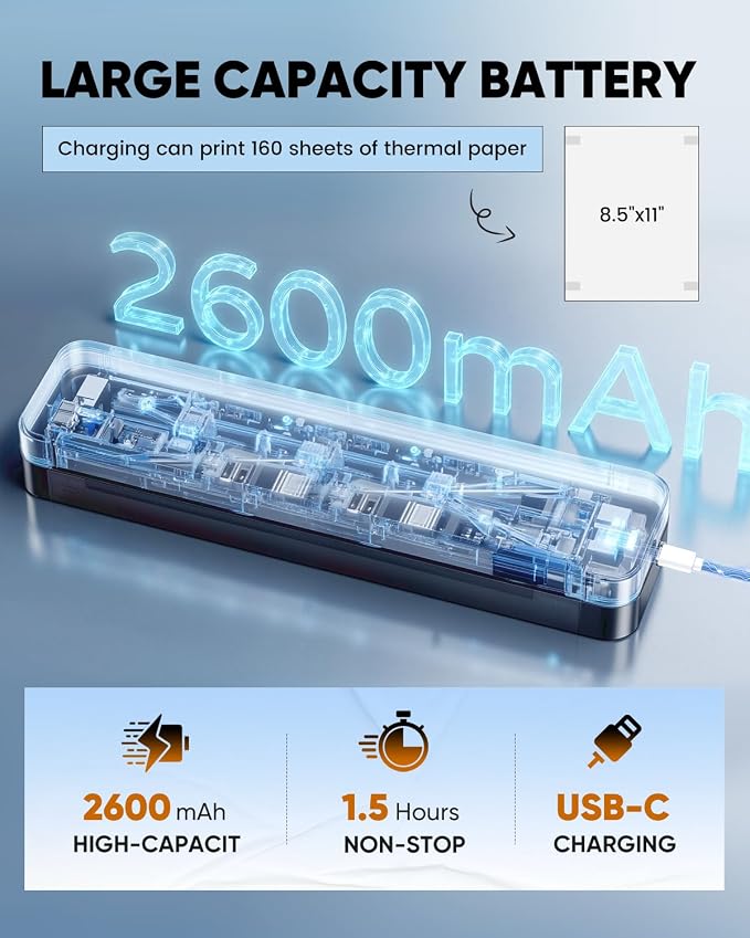 Saker Wireless Thermal Mobile Printer - Image 3