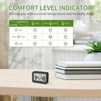 DOOMAY Mini Hygrometer Indoor Thermometer, Humidity Gauge - Image 5