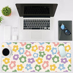 Mouse Pad Large Vintage Groovy Flowers Non-Slip Gaming Desk Mat - Image 2