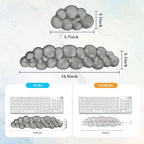 Gel Cloud Keyboard and Mouse Wrist Rest, Cute Wrist Support and Arm Support - Image 5