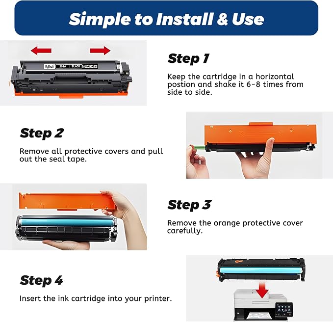 201A Toner Cartridges 4 Pack - Image 7