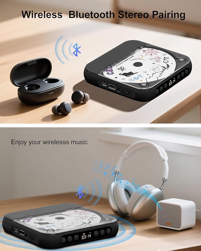 ENVYCLOUD CD Player Portable - Image 3